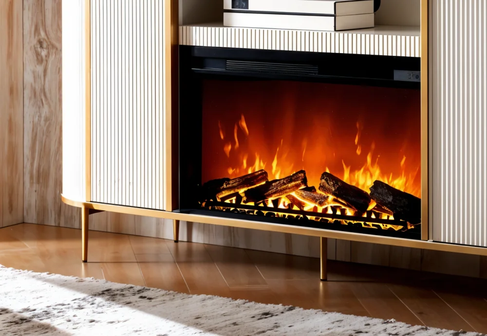 realistic electric log fireplace insert