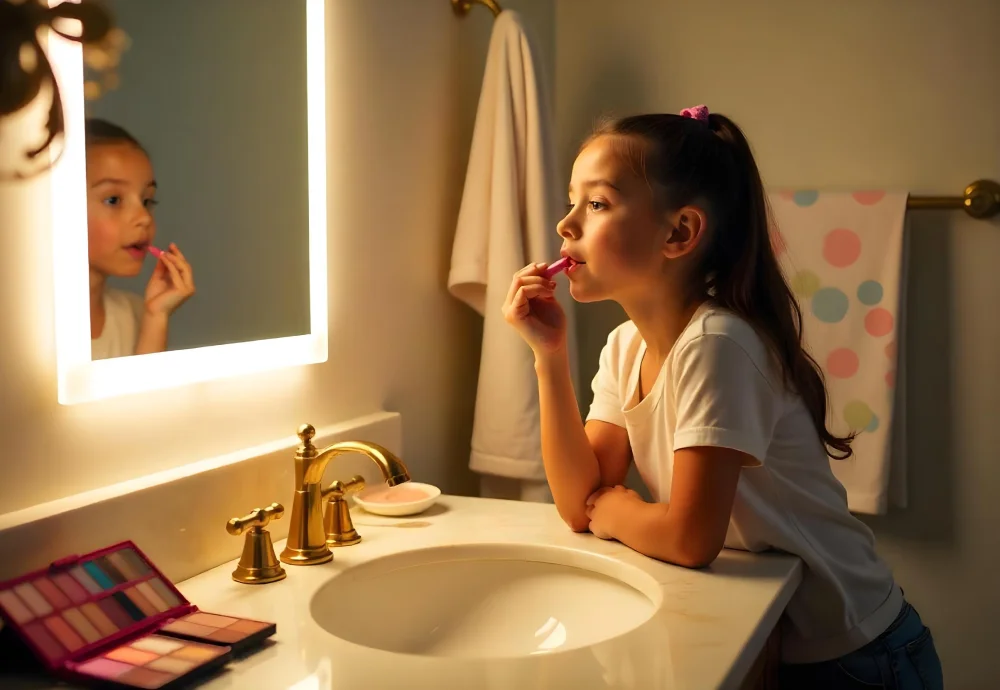 makeup vanity with light up mirror